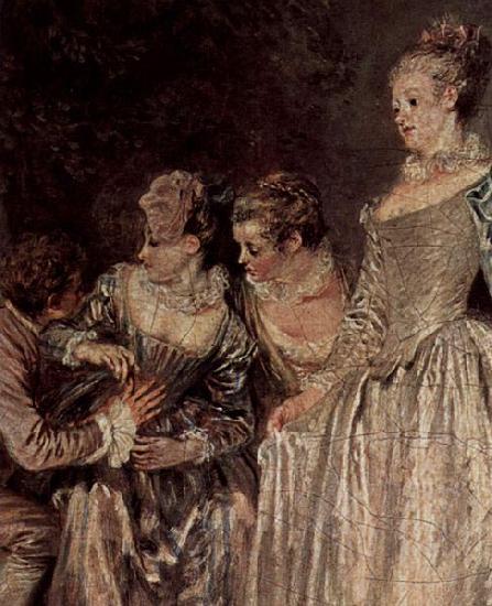 Jean-Antoine Watteau Venezianische Feste oil painting picture